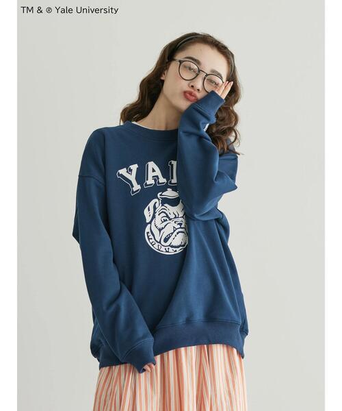 AMERICAN HOLIC(アメリカンホリック)の「TM&(R)Yale Universityスウェット(スウェット・レディース・ネイビー・M/L)」の2枚目の写真