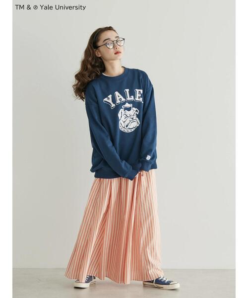 AMERICAN HOLIC(アメリカンホリック)の「TM&(R)Yale Universityスウェット(スウェット・レディース・ネイビー・M/L)」の7枚目の写真