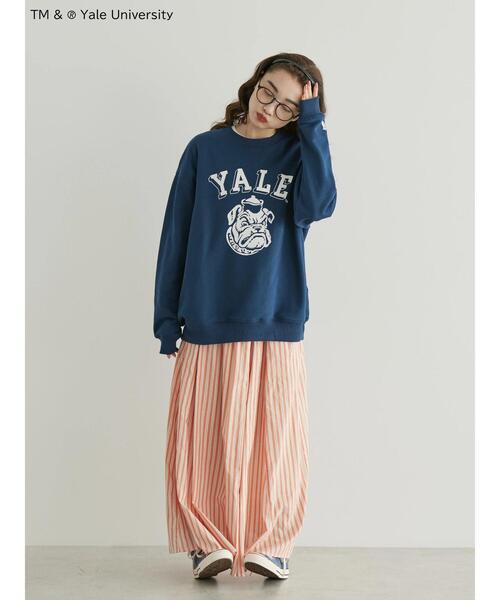 AMERICAN HOLIC(アメリカンホリック)の「TM&(R)Yale Universityスウェット(スウェット・レディース・ネイビー・M/L)」の15枚目の写真
