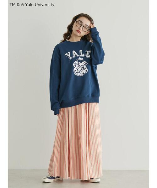 AMERICAN HOLIC(アメリカンホリック)の「TM&(R)Yale Universityスウェット(スウェット・レディース・ネイビー・M/L)」の5枚目の写真
