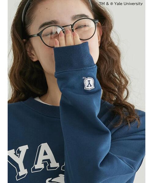 AMERICAN HOLIC(アメリカンホリック)の「TM&(R)Yale Universityスウェット(スウェット・レディース・ネイビー・M/L)」の10枚目の写真