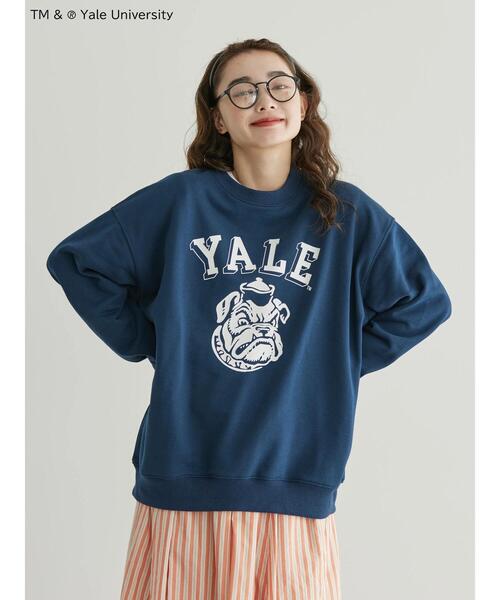 AMERICAN HOLIC(アメリカンホリック)の「TM&(R)Yale Universityスウェット(スウェット・レディース・ネイビー・M/L)」の1枚目の写真