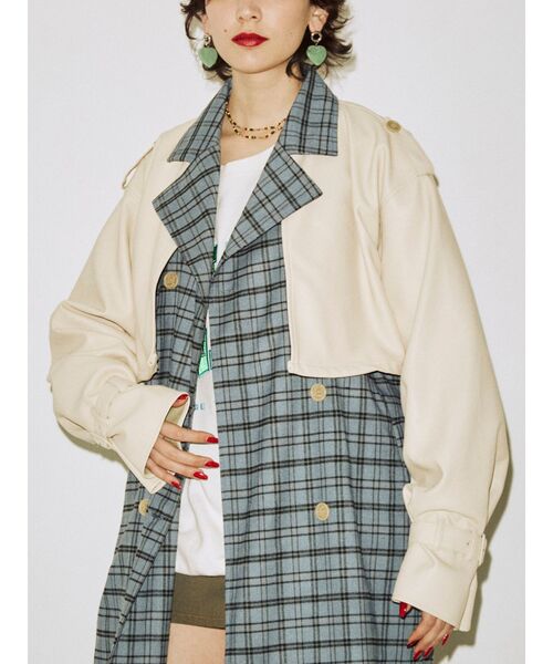 jouetie（ジュエティ）の「3WAYトレンチコート【スプリングコート】（トレンチコート・レディース・ブラック/ベージュ/ブルー・MEDIUM）」の11枚目の写真