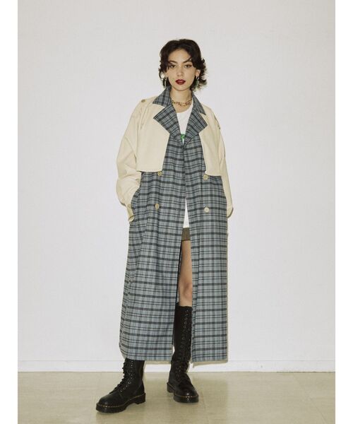 jouetie（ジュエティ）の「3WAYトレンチコート【スプリングコート】（トレンチコート・レディース・ブラック/ベージュ/ブルー・MEDIUM）」の16枚目の写真