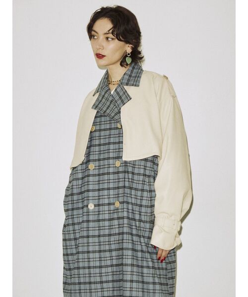 jouetie（ジュエティ）の「3WAYトレンチコート【スプリングコート】（トレンチコート・レディース・ブラック/ベージュ/ブルー・MEDIUM）」の17枚目の写真