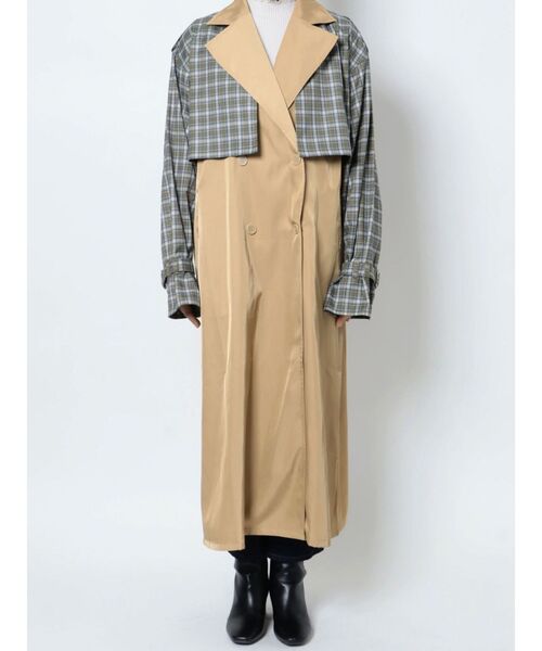 jouetie（ジュエティ）の「3WAYトレンチコート【スプリングコート】（トレンチコート・レディース・ブラック/ベージュ/ブルー・MEDIUM）」の10枚目の写真