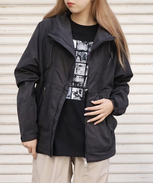 Cape HEIGHTS（ケープハイツ）の「Cape Heights/ケープハイツ SOLVERSTONE ナイロンジャケット マウンテンパーカー ワンポイント ロゴ（ナイロンジャケット・メンズ・オリーブ/ブラック・S/M/L）」の3枚目の写真