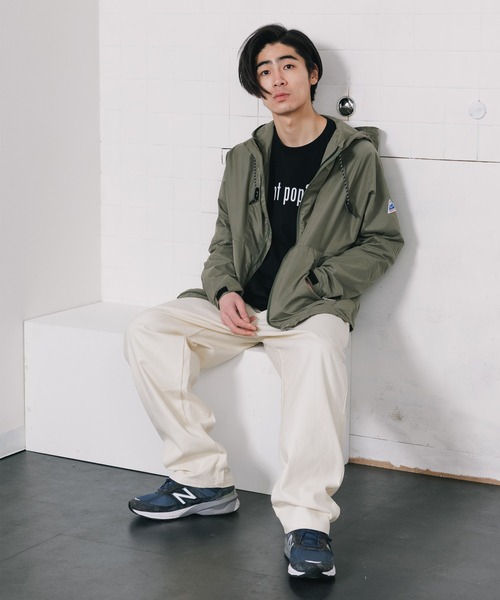 Cape HEIGHTS（ケープハイツ）の「Cape Heights/ケープハイツ SOLVERSTONE ナイロンジャケット マウンテンパーカー ワンポイント ロゴ（ナイロンジャケット・メンズ・オリーブ/ブラック・S/M/L）」の7枚目の写真