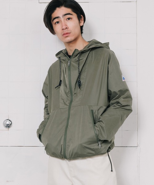 Cape HEIGHTS（ケープハイツ）の「Cape Heights/ケープハイツ SOLVERSTONE ナイロンジャケット マウンテンパーカー ワンポイント ロゴ（ナイロンジャケット・メンズ・オリーブ/ブラック・S/M/L）」の15枚目の写真