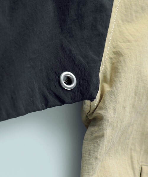 LOGOS（ロゴス）の「【LOGOS】branshes限定　ウィンドブレーカー（ナイロンジャケット・キッズ・ベージュ/ブラック・150/100/120/110/130/140）」の20枚目の写真