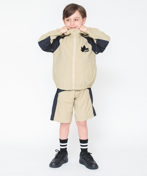 LOGOS（ロゴス）の「【LOGOS】branshes限定　ウィンドブレーカー（ナイロンジャケット・キッズ・ベージュ/ブラック・150/100/120/110/130/140）」の18枚目の写真