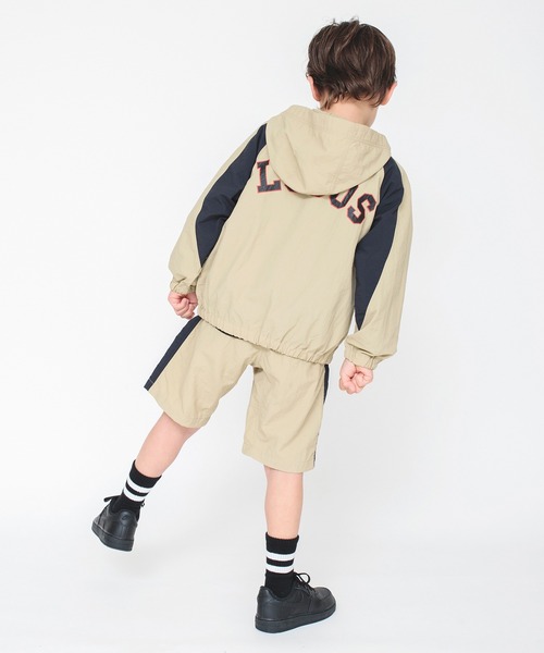 LOGOS（ロゴス）の「【LOGOS】branshes限定　ウィンドブレーカー（ナイロンジャケット・キッズ・ベージュ/ブラック・150/100/120/110/130/140）」の9枚目の写真