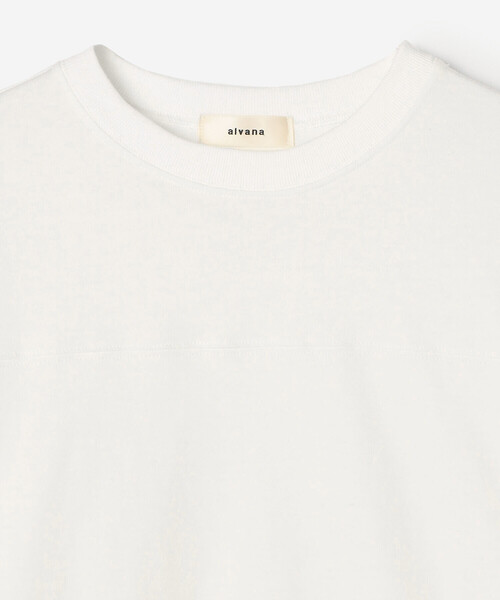 alvana（アルヴァナ）の「alvana | フットボールTシャツ WOMEN（Tシャツ/カットソー・レディース・ホワイト/ブラック・2）」の5枚目の写真
