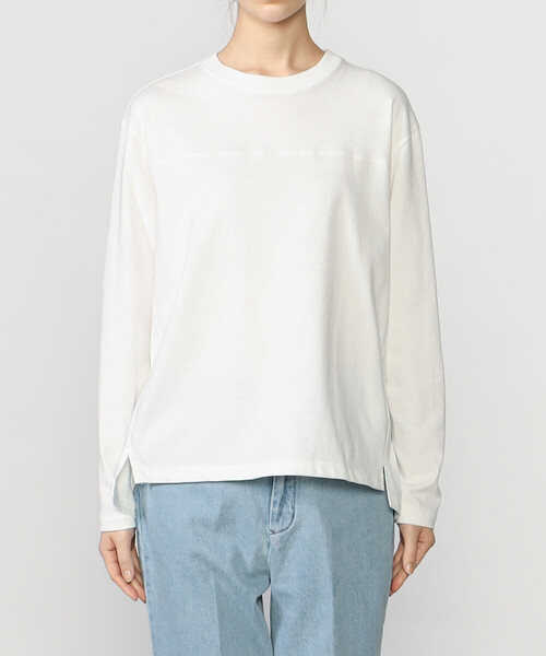 alvana（アルヴァナ）の「alvana | フットボールTシャツ WOMEN（Tシャツ/カットソー・レディース・ホワイト/ブラック・2）」の8枚目の写真