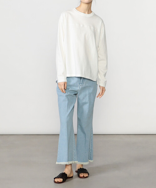 alvana（アルヴァナ）の「alvana | フットボールTシャツ WOMEN（Tシャツ/カットソー・レディース・ホワイト/ブラック・2）」の11枚目の写真