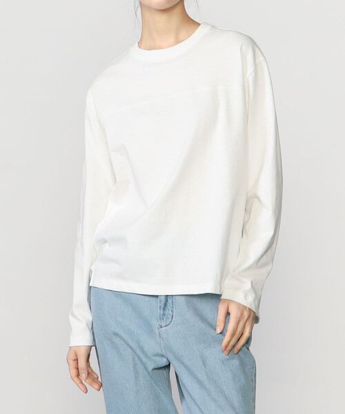 alvana（アルヴァナ）の「alvana | フットボールTシャツ WOMEN（Tシャツ/カットソー・レディース・ホワイト/ブラック・2）」の12枚目の写真