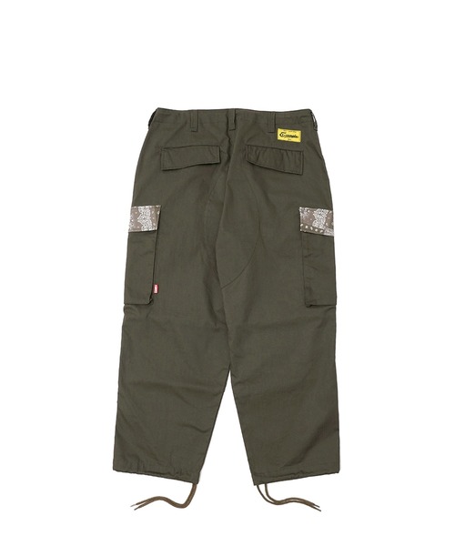 ブラックカーゴパンツ EXAMPLE EXAMPLE CARGO EASY PANTS（カーゴパンツ）｜EXAMPLE