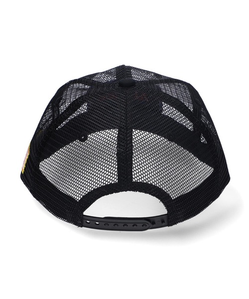 XLARGE（エクストララージ）の「LOGO PATCHED FULL MESH CAP（キャップ・メンズ・ブラック/ホワイト・ONE SIZE）」の5枚目の写真