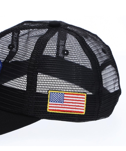XLARGE（エクストララージ）の「LOGO PATCHED FULL MESH CAP（キャップ・メンズ・ブラック/ホワイト・ONE SIZE）」の7枚目の写真
