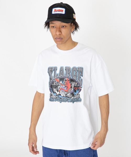 XLARGE（エクストララージ）の「LOGO PATCHED FULL MESH CAP（キャップ・メンズ・ブラック/ホワイト・ONE SIZE）」の13枚目の写真
