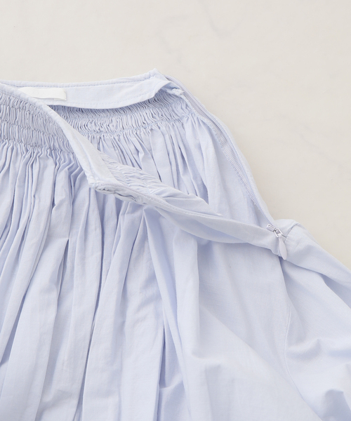 SEEALL（シーオール）の「【SEEALL/シーオール】GATHER TOP：ブラウス（シャツ/ブラウス・レディース・ブルー・38）」の12枚目の写真