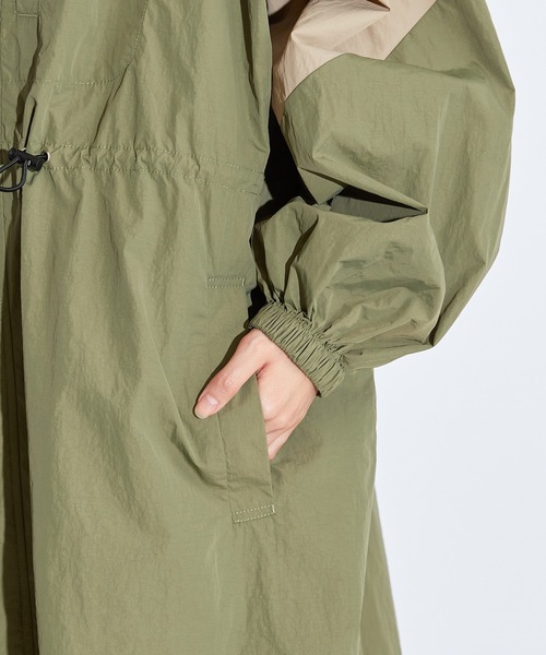 Lui's（ルイス）の「バイカラーモッズコート（モッズコート・レディース・ブラック/カーキ/ライトベージュ・FREE）」の13枚目の写真