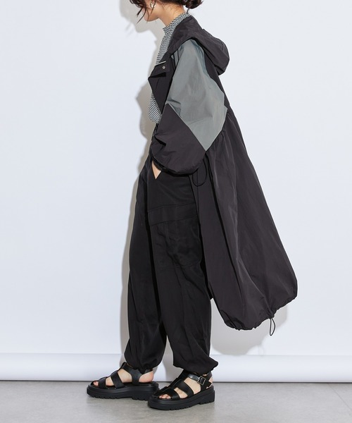 Lui's（ルイス）の「バイカラーモッズコート（モッズコート・レディース・ブラック/カーキ/ライトベージュ・FREE）」の20枚目の写真