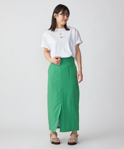 SHIPS（シップス）の「【WEB限定】SHIPS: STYLISH STANDARD ミニ ロゴ 刺繍 Tシャツ（Tシャツ/カットソー・メンズ・ネイビー/ホワイト系その他/ダークグレー/ブラック/ホワイト・X-LARGE/LARGE/SMALL/MEDIUM/XX-LARGE）」の6枚目の写真