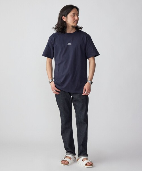 SHIPS（シップス）の「【WEB限定】SHIPS: STYLISH STANDARD ミニ ロゴ 刺繍 Tシャツ（Tシャツ/カットソー・メンズ・ネイビー/ホワイト系その他/ダークグレー/ブラック/ホワイト・X-LARGE/LARGE/SMALL/MEDIUM/XX-LARGE）」の10枚目の写真