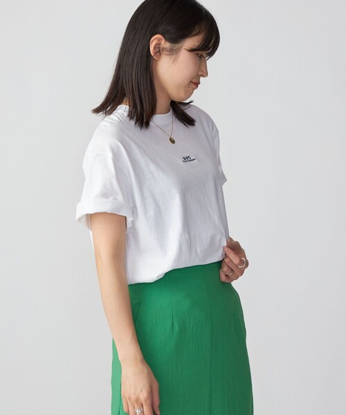 SHIPS（シップス）の「【WEB限定】SHIPS: STYLISH STANDARD ミニ ロゴ 刺繍 Tシャツ（Tシャツ/カットソー・メンズ・ネイビー/ホワイト系その他/ダークグレー/ブラック/ホワイト・X-LARGE/LARGE/SMALL/MEDIUM/XX-LARGE）」の17枚目の写真