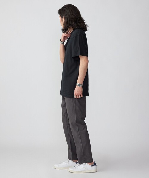 SHIPS（シップス）の「【WEB限定】SHIPS: STYLISH STANDARD ミニ ロゴ 刺繍 Tシャツ（Tシャツ/カットソー・メンズ・ネイビー/ホワイト系その他/ダークグレー/ブラック/ホワイト・X-LARGE/LARGE/SMALL/MEDIUM/XX-LARGE）」の19枚目の写真