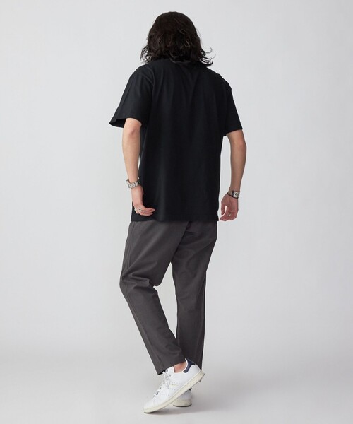 SHIPS（シップス）の「【WEB限定】SHIPS: STYLISH STANDARD ミニ ロゴ 刺繍 Tシャツ（Tシャツ/カットソー・メンズ・ネイビー/ホワイト系その他/ダークグレー/ブラック/ホワイト・X-LARGE/LARGE/SMALL/MEDIUM/XX-LARGE）」の20枚目の写真