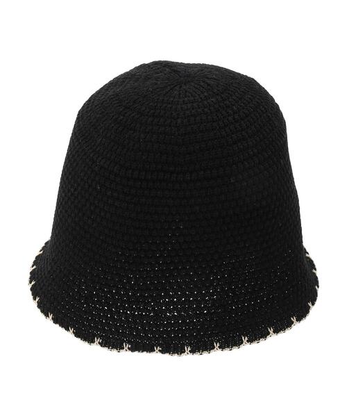 earth music&ecology（アースミュージックアンドエコロジー）の「スカラップチューリップハット（ハット・レディース・ベージュ/ブラック/ラベンダー・FREE）」の12枚目の写真