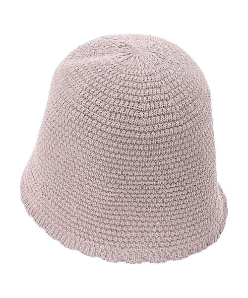 earth music&ecology（アースミュージックアンドエコロジー）の「スカラップチューリップハット（ハット・レディース・ベージュ/ブラック/ラベンダー・FREE）」の14枚目の写真