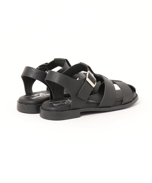 Noubel Voug Relax（ヌーベルヴォーグリラックス）の「ローヒールグルカサンダル（サンダル・レディース・アイボリー/ブラック・LL/S/L/M）」の14枚目の写真