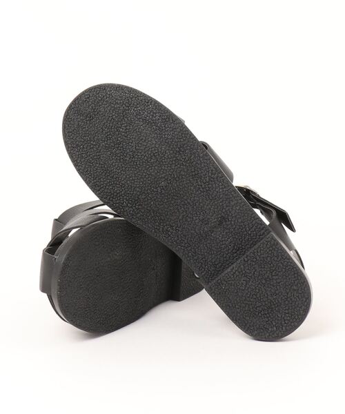 Noubel Voug Relax（ヌーベルヴォーグリラックス）の「ローヒールグルカサンダル（サンダル・レディース・アイボリー/ブラック・LL/S/L/M）」の15枚目の写真