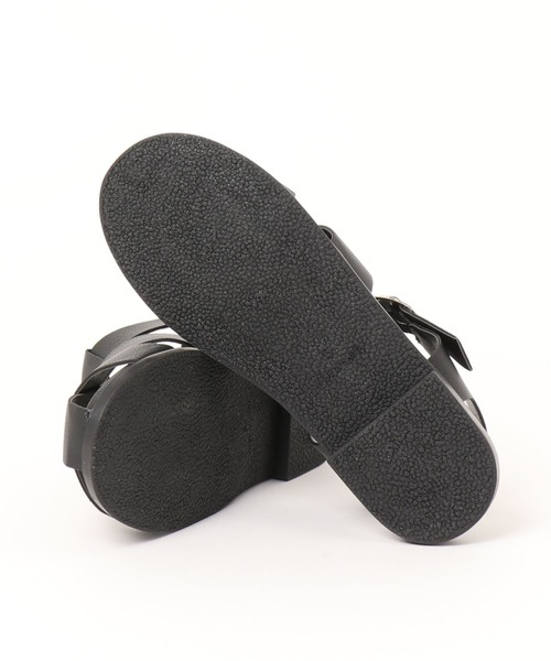 Noubel Voug Relax（ヌーベルヴォーグリラックス）の「ローヒールグルカサンダル（サンダル・レディース・アイボリー/ブラック・LL/S/L/M）」の17枚目の写真