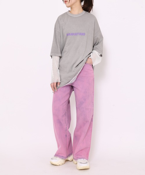 Figments（フィグメンツ）の「MANHATTANS Tシャツ（Tシャツ/カットソー・レディース・ライトグレー/ダークグレー・FREE）」の3枚目の写真