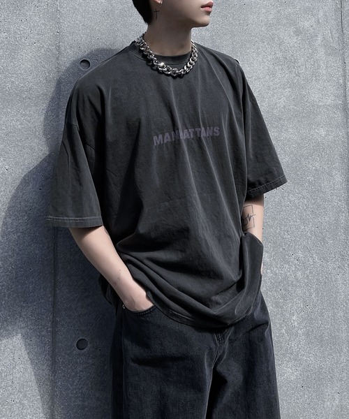 Figments（フィグメンツ）の「MANHATTANS Tシャツ（Tシャツ/カットソー・レディース・ライトグレー/ダークグレー・FREE）」の7枚目の写真