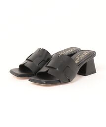 inter-chaussures | 【Oh my Sandals】スクエアトウチャンキーヒールサンダル(E32000/E2000A)(サンダル)