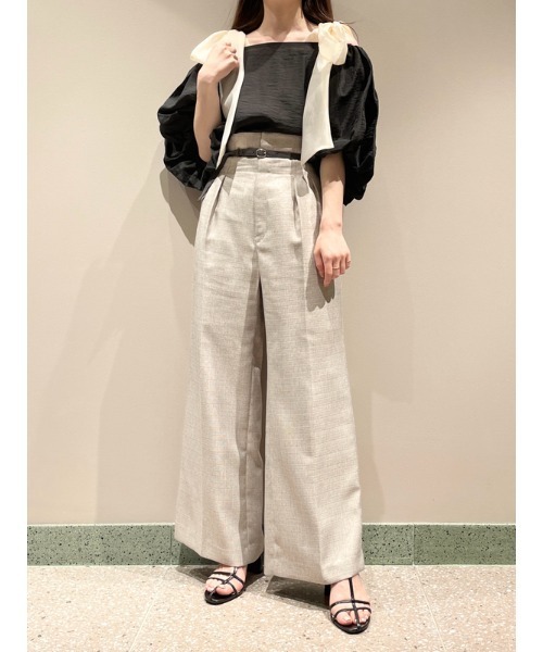 セール】サマーツイードロングパンツ（その他パンツ）｜SNIDEL