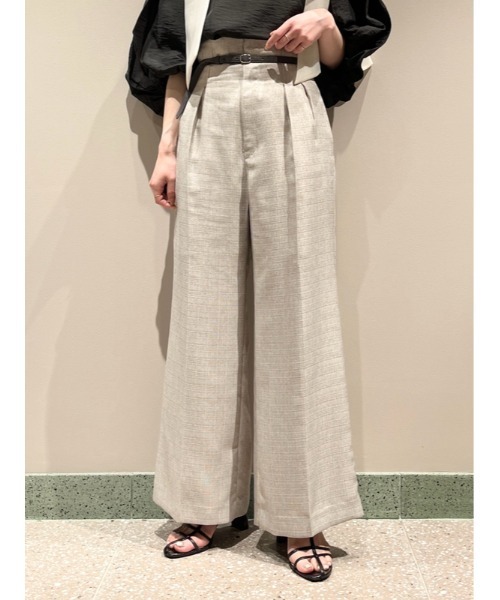 セール】サマーツイードロングパンツ（その他パンツ）｜SNIDEL