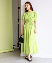 Ray BEAMS | Ray BEAMS / サイド カットアウト ワンピース(ワンピース)