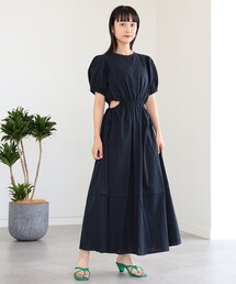 Ray BEAMS | Ray BEAMS / サイド カットアウト ワンピース(ワンピース)