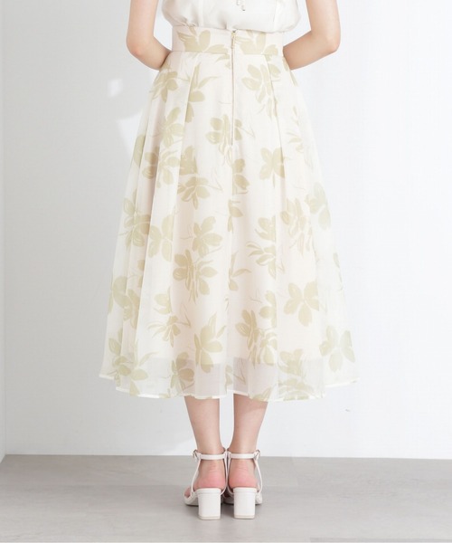 PROPORTION BODY DRESSING（プロポーションボディドレッシング）の「オーガンプリントスカート / 1213120509（スカート・レディース・ダークグレー/ピンク/イエロー・MEDIUM/SMALL）」の12枚目の写真