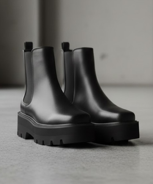 【セール】スクエア ハイソール ブーツ（ブーツ）｜Dedes（デデス）