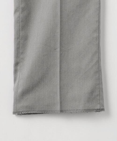 green label relaxing(グリーンレーベルリラクシング)の「ツイル スリム スラックス -ストレッチ・接触冷感・クリースキープ・ウエストアジャスター-(スラックス・メンズ・ライトグレー/ベージュ/ダークグレー・S/M/L/XL/XS)」の13枚目の写真