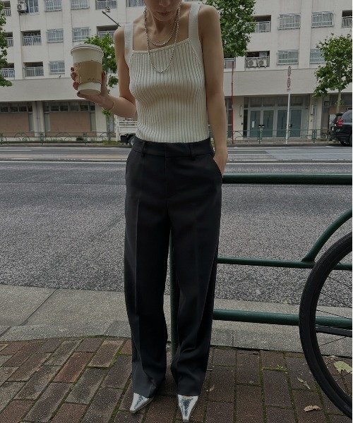 AMERI（アメリ）の「MEDI LOW WAIST STRAIGHT PANTS（スラックス ...