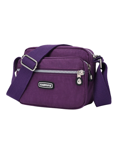 Amulet(アミュレット)の「カジュアルショルダーバッグ(ショルダーバッグ・レディース・ネイビー/ライトブルー/グレー/ピンク/パープル/ブルー/ライトピンク/ベージュ/ブラック/アイボリー・F)」の17枚目の写真