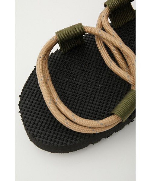 RODEO CROWNS WIDE BOWL(ロデオクラウンズワイドボウル)の「MENS COLOR CORD SANDALS(サンダル・メンズ・ブラック系その他/ベージュ系その他・27.5cm)」の7枚目の写真
